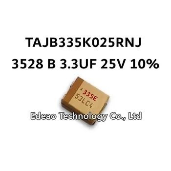 10tk/PALJU UUT B-Tüüpi 3528/1210 B 3.3 UF 25V ±10% - Märgis:335E TAJB335K025RNJ SMD Tantaal Kondensaator