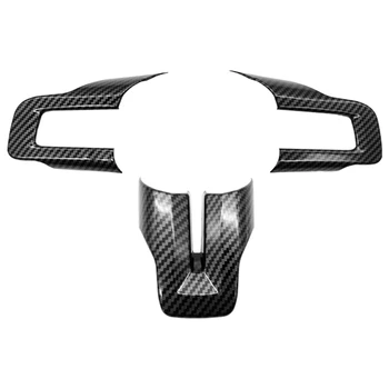 2015-2022 Ford Mustang Süsinikkiust Rool Teenetemärgi Sisekujundus Komplekt, Tarvikud, Lihtne Paigaldus Praktiline