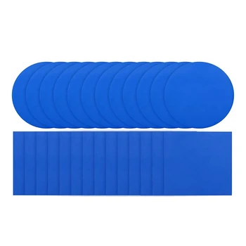 50 Isekleepuv PVC Bassein Plaaster Remont Komplekt Sinine PVC Basseinid Paat Täispuhutavad Tooted
