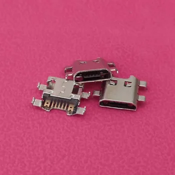 50tk Jaoks LG 4 Pr 2017 K8 M200N K520/ X Cam K580/ X Võimsus K220DS/ Tela 2 K500N K500DS Laadimine USB Dock Eest Socket Connector