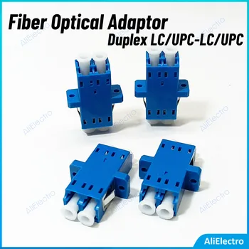 50tk/Palju LC-LC-Fiber Optic Adapter FTTH DX SM LC Duplex UPC Äärik Pistik FTTH fiiberoptiliste Adapter Tasuta Shipping