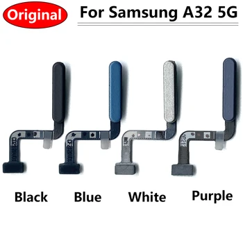Algne Fingerprint Sensor Home Klahvi Menüü Samsung Galaxy A32 5G A326 Koopia Volume ja Power Nuppu Flex Lint Kaabel