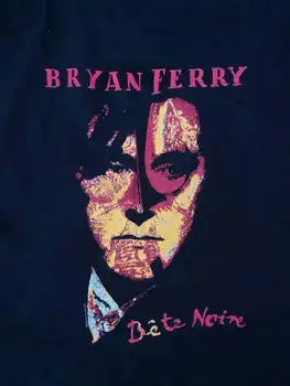 Bryan Ferry 1998 Bete Noire 1988. Aasta Tour Must Unisex T-Särk S-234XL 3A737