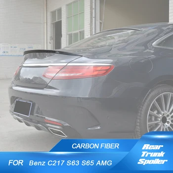 Carbon Fiber / FRP Must Tagumine Spoiler Pagasiruumi Boot Huule Tiiva Mercedes-Benz S-Klass S500 S550 S63 S65 AMG Coupe 2D 2014 - 2018