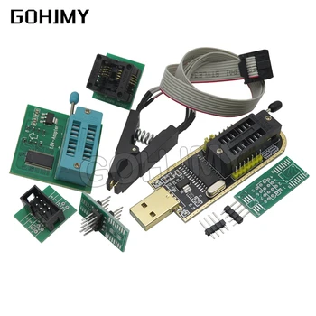 CH341A 24 25 Seeria EEPROM Flash BIOS USB-Programmeerija Moodul + SOIC8 SOP8 Test Klamber EEPROM 93CXX / 25CXX / 24CXX T809F TL866A