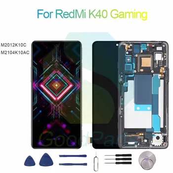 Eest RedMi K40 Mängude Ekraan Asendamine 2400*1080 M2012K10C, M2104K10AC Jaoks RedMi K40 Gaming LCD Touch Digitizer