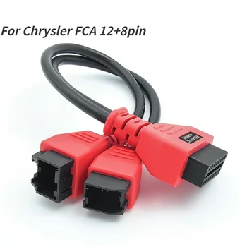 FCA 12+8 Adapter MaxiSys/IM608/Start X431 V/OBDSTAR Engineering Pikendus Kaabel Chrysler Programmeerimine