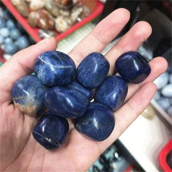 Hulgi-parim kvaliteet crystal sodalite sinine kalliskivi kukuks, kivi tervendavat reiki teenetemärgi