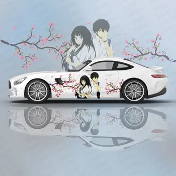 Hyouka Anime Autode Kere Kleebised Anime Itasha Vinüül Auto Küljel Decal Kleebis Auto Kleebis Auto Decor Film