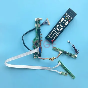 Juht Pardal Sobib LM215WF3 LM215WF4 LM215WF9 LM215WFA Komplekt USB+AV+HDMI+VGA 30-Pin LVDS LCD Maatriks TV Analoog Signaali 21.5