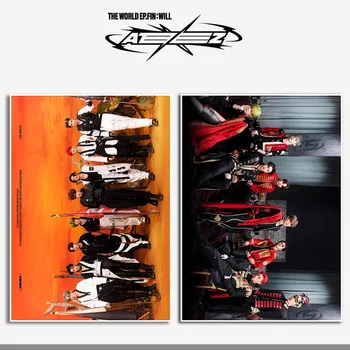 Kpop ATEEZ Plakat isekleepuvad Pilt MAAILMA EP.FIN ON Plakat, Foto Seina Art 21*30 cm Kõrge Kvaliteediga Plakat Kogumise Kingitus