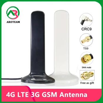 Lairiba-4G LTE, 3G GSM Antenn 12dBi WiFi Ruuteri Signaali Korduva Mobiilside Võrgu Võimendi Magnetic Base CRC9 TS9 RP SMA