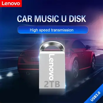 Lenovo 2TB 1 TB USB Flash Drives, USB 3.0 Pen Drive High-Speed 512 GB 256GB mälupulk on Veekindel Metallist Mini USB Stick For PC