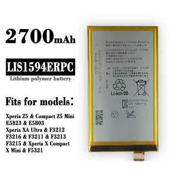 LIS1594ERPC Aku SONY Xperia F5321 Z5C Z5 mini Xmini E5823 Z5 Kompaktne C6 F3212 F3216 F3215 F3216Xc F5321 Bateria