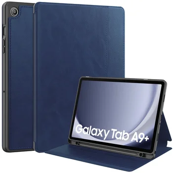 Luksus Case For Samsung Galaxy Tab A9 8.7 2023 PU Nahk Äri Folio kate Kate