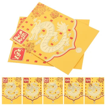 Multi-trikk Punased Ümbrikud Aasta Dragon Õnne Raha Ümbrikud Hiina Uue Aasta Punased Ümbrikud, Paber Punane Paketid (Segatud Stiil)