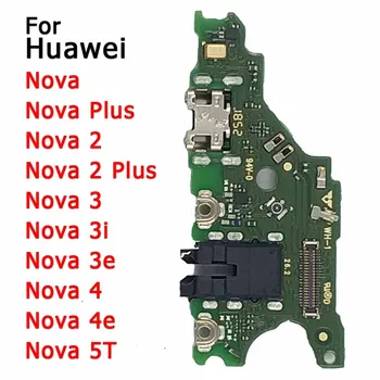 Näiteks Huawei Nova 2 Pluss 5T 4e 4 3e 3i 3 Laadimine Sadamas Pcb Dokk Flex Tasu Juhatuse Plaat, Usb-Pistik Lint Pesa