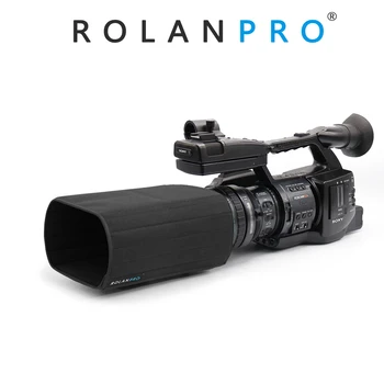 ROLANPRO Kokkuklapitavad objektiivi varjuk Laiendamine Custom Made for Sony PMW-EX1RM videokaamera fotograafia kapuuts Sony Videokaamera