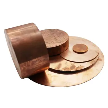 Solid Copper Ring Lehed Plaat 10 mm 20 mm 30 mm 40 mm 50 mm 60 mm 80 mm 90mm 100 mm 150 mm 200 mm