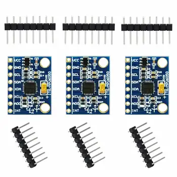 Telg Güroskoop Kiirendusmõõtur Sensor Moodul 16bit Ad Converter Andmete Väljund Iic I2c Diy Kit For Arduino