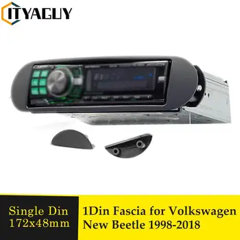 Üks Din Auto Sidekirmega Stereo Raadio Raami VOLKSWAGEN New Beetle 1998-2018 Stereo GPS-CD-DVD-Mängija Paneeli Pleki Refitting Fasicas